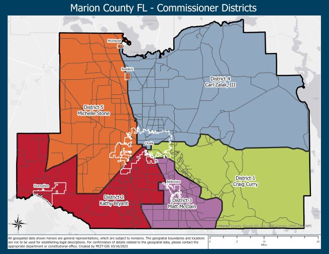 Commissioner District Map