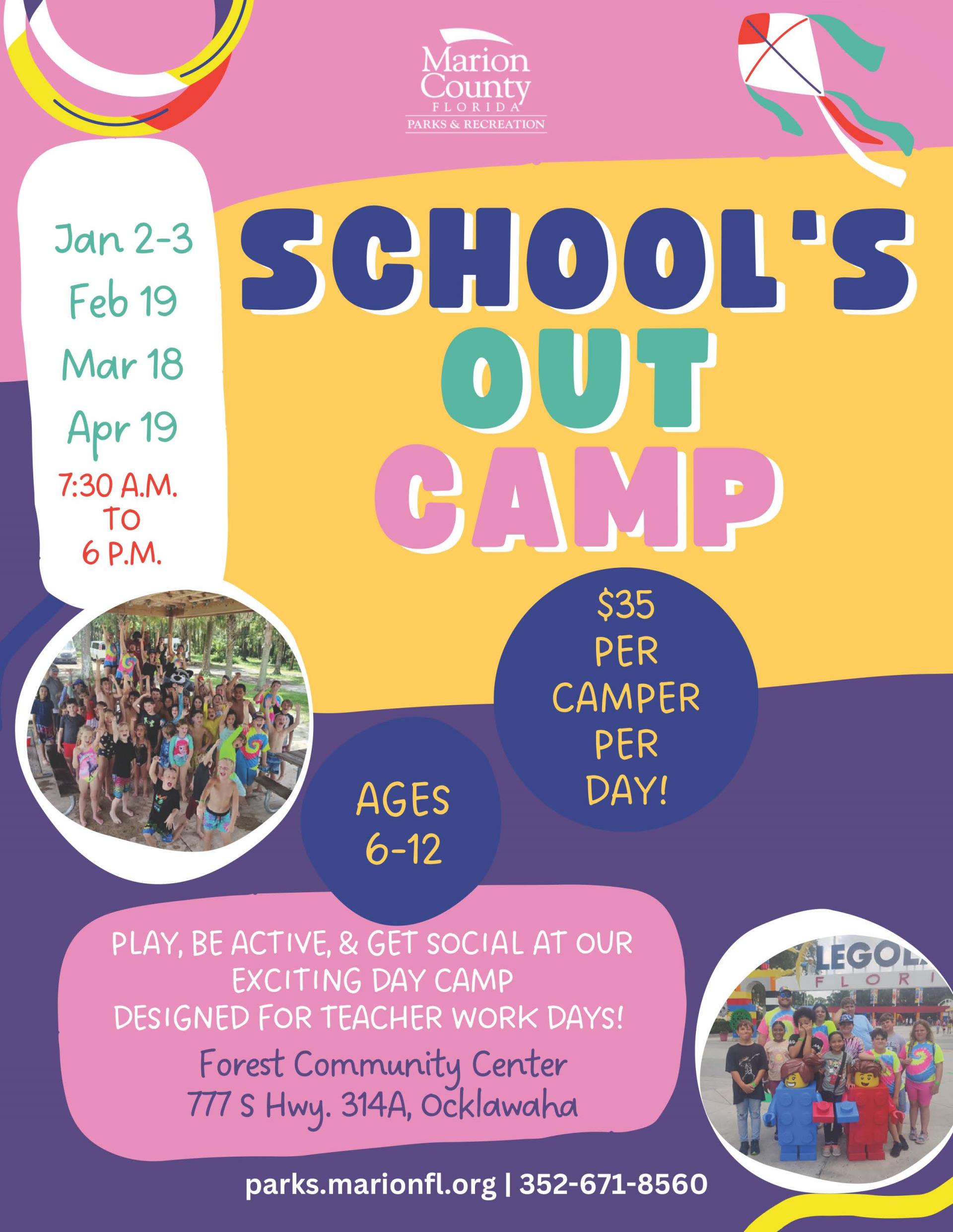 School's Out Camp FCC